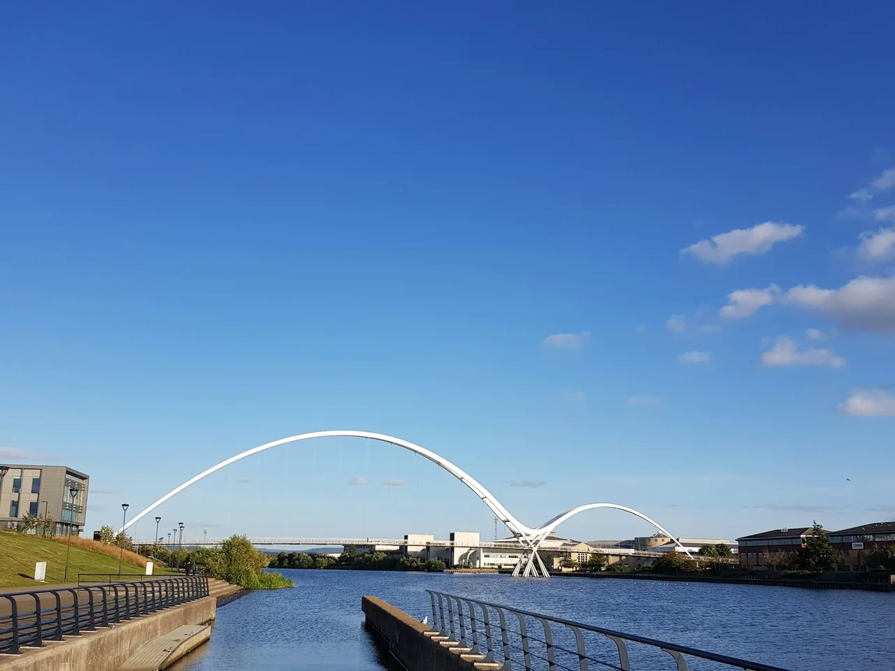 Infinity Bridge across the River Tees at Stockton-on-Tees